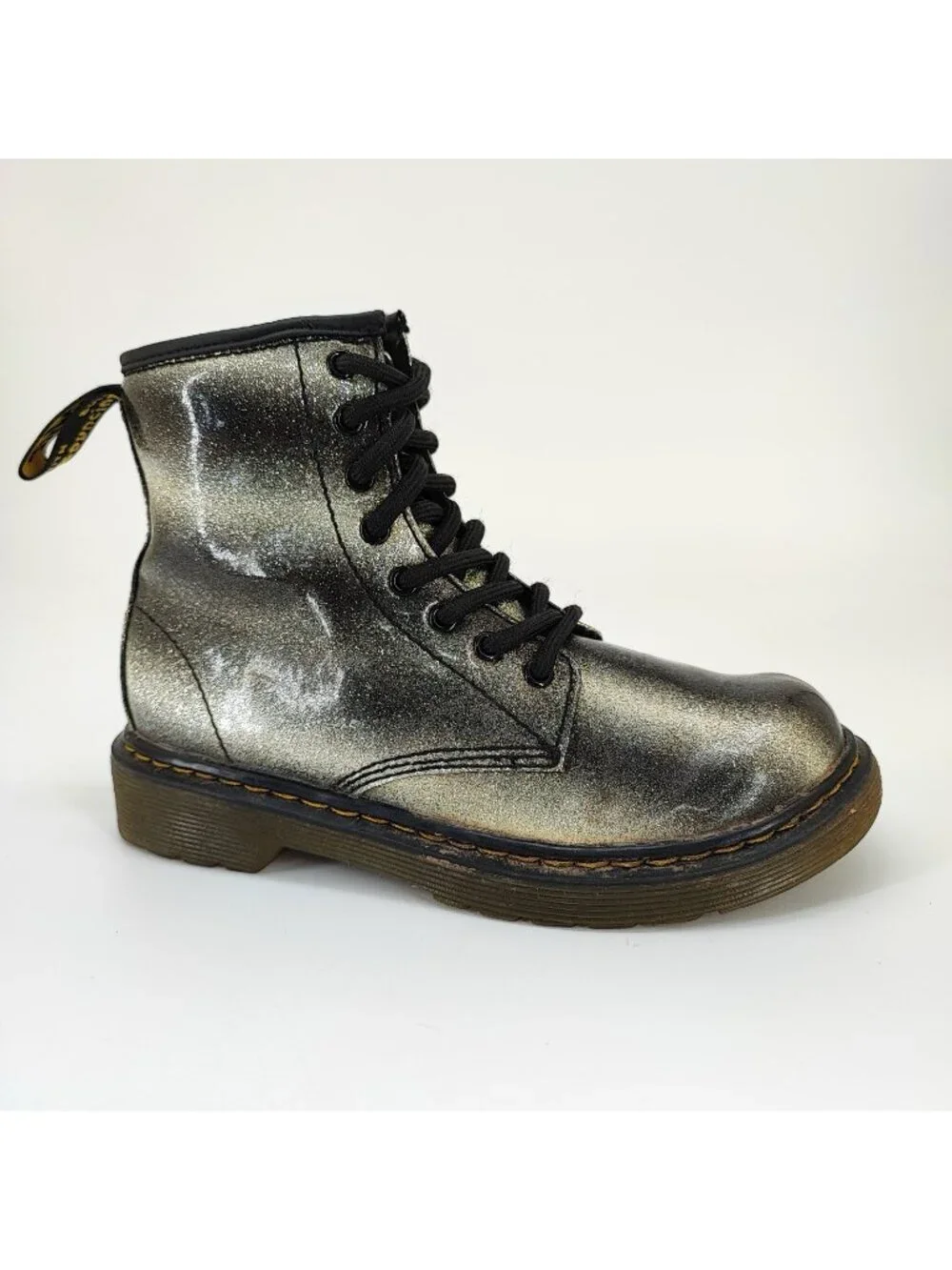 Dr. Martens 1460 Ombre Glitter J Youth Size 1 Boots Synthetic Shoes AW004